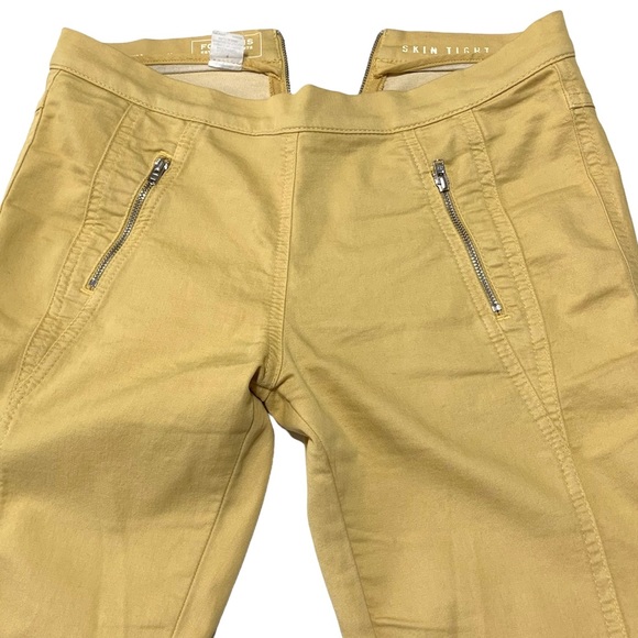 FC Jeans Yellow Skin Tight Size 2 - Picture 2 of 10